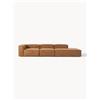 Westwing Collection Chaise longue XL componibile in pelle Lennon