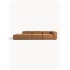 Westwing Collection Chaise longue XL componibile in pelle Lennon