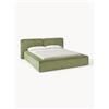 Westwing Collection Letto imbottito in velluto a coste Lennon