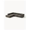 Westwing Collection Divano angolare XL componibile 4 posti in pelle Lennon