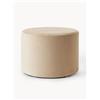 Westwing Collection Pouf in velluto Daisy