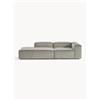 Westwing Collection Chaise longue componibile in velluto a coste Lennon