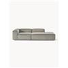 Westwing Collection Chaise longue componibile in velluto a coste Lennon