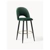 Westwing Collection Sgabello cucina in velluto Rachel