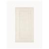 Westwing Collection Tappeto in cotone tessuto a mano con motivo in rilievo Dania - Bianco