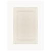 Westwing Collection Tappeto in cotone tessuto a mano con motivo in rilievo Dania - Bianco