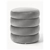 Westwing Collection Pouf imbottito in velluto Alto