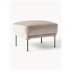 Westwing Collection Poggiapiedi in velluto Fluente -