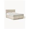Westwing Collection Letto boxspring con contenitore Livia - Beige