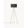 Westwing Collection Lampada da terra con paralume in tessuto Cella