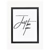 Any Image Stampa digitale incorniciata Just be You -