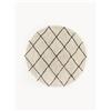 Westwing Collection Tappeto rotondo a pelo lungo fatto a mano Naima -