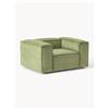 Westwing Collection Poltrona in velluto a coste Lennon