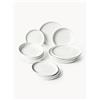 Westwing Collection Servizio di piatti in porcellana Nessa, 4 persone (12 pz)