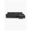 Westwing Collection Divano letto 3 posti con materasso Cucita