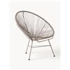 Westwing Collection Poltrona lounge in plastica intrecciata Bahia