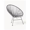 Westwing Collection Poltrona lounge in plastica intrecciata Bahia