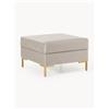 Westwing Collection Poggiapiedi in velluto con contenitore Luna