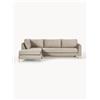 Westwing Collection Divano letto 3 posti in velluto con materasso Luna