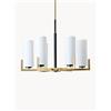 Maytoni Lampadario grande in vetro Fortano - Oro