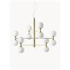 Westwing Collection Lampada a sospensione grande con sfere in vetro opale Grover