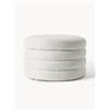 Westwing Collection Pouf imbottito XL in bouclé con vano contenitore Alto