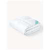 Westwing Collection Piumino caldo a cassettoni in piuma d'oca pura Premium - Bianco