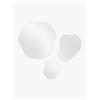 Westwing Collection Set di 3 specchi da parete dalla forma organica senza cornice Lia