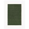 Westwing Collection Tappeto in lana fatto a mano con motivo in rilievo Mason - Verde