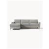 Westwing Collection Divano letto 3 posti con materasso Cucita
