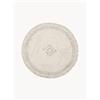 Westwing Collection Tappeto rotondo in cotone con frange Fionn