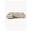 Westwing Collection Divano letto 3 posti con materasso Cucita