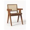 Westwing Collection Sedia con braccioli e intreccio viennese Sissi -
