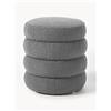 Westwing Collection Pouf imbottito in bouclé Alto