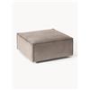 Westwing Collection Poggiapiedi in velluto a coste Lennon -