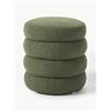 Westwing Collection Pouf imbottito in bouclé Alto