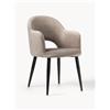 Westwing Collection Sedia con braccioli Rachel - Marrone