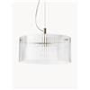 Westwing Collection Lampada a sospensione in vetro scanalato Emmi