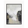 Malerifabrikken Quadro dipinto a mano con cornice in legno White Noir