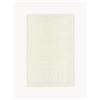 Westwing Collection Tappeto in lana fatto a mano con motivo in rilievo Aaron - Bianco