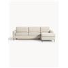 Westwing Collection Divano letto 3 posti con materasso Cucita