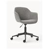 Westwing Collection Sedia da scrivania imbottita con seduta stretta Fiji