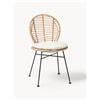 Westwing Collection Sedie in polirattan con cuscino Cordula 2 pz