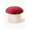 Bloomingville Mini Pouf per bambini a forma di fungo Lue