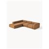 Westwing Collection Divano angolare XL componibile 4 posti in pelle Lennon
