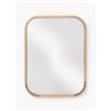 Westwing Collection Specchio da parete con cornice in legno di quercia Levan -