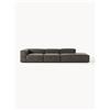 Westwing Collection Chaise longue XL componibile in pelle Lennon