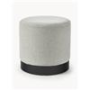 Westwing Collection Pouf in bouclé Orchid