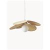 Westwing Collection Lampada a sospensione con decoro in fibra naturale Milani - Beige