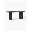 Westwing Collection Tavolo ovale in legno Toni, 200 x 90 cm